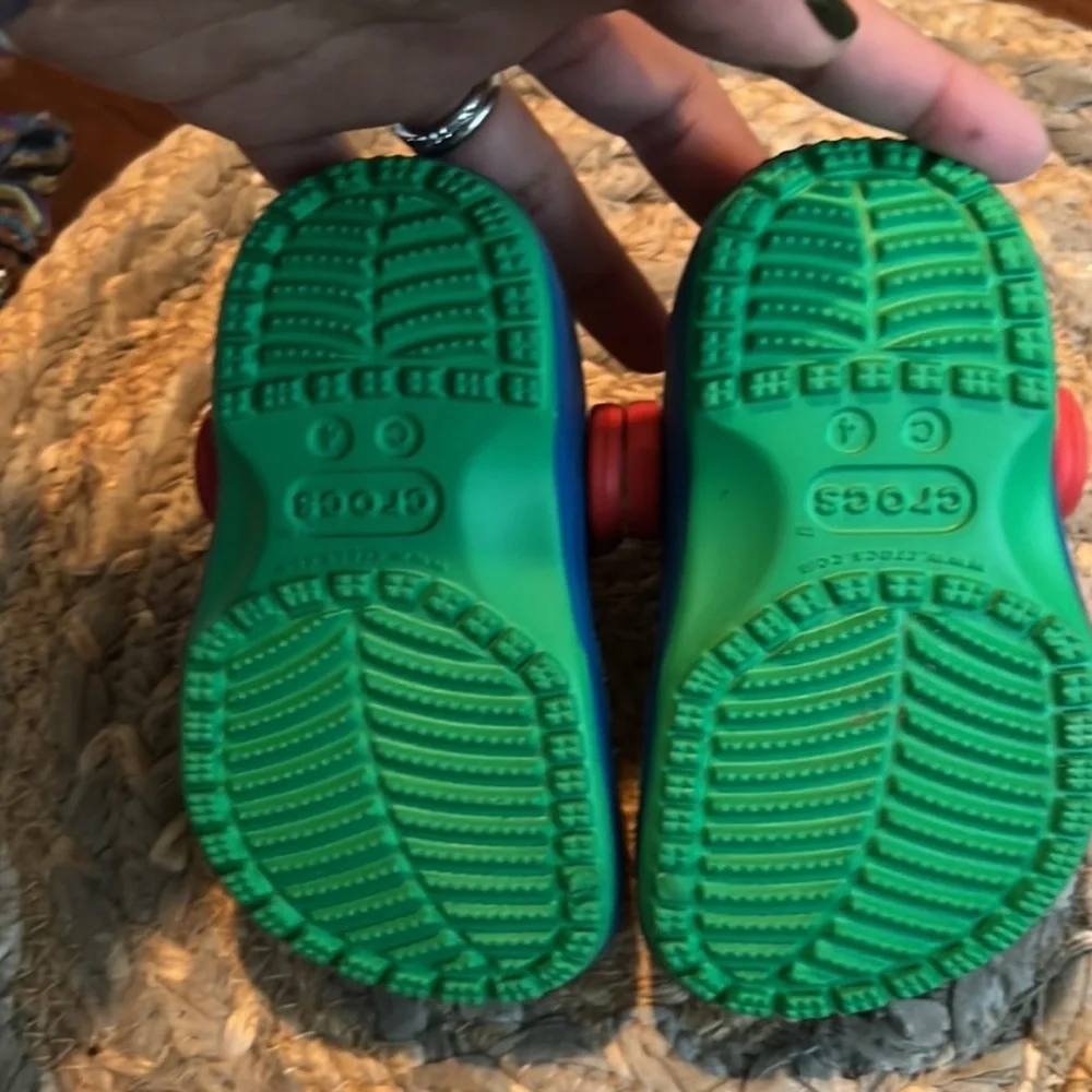 CROCS Kids - Blue and Red PJ Masks - barely worn